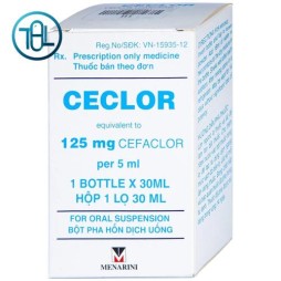 Bột pha hỗn dịch uống Ceclor 125mg