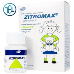 Bột pha hỗn dịch uống Zitromax 200mg/5ml