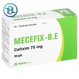 Cốm pha hỗn dịch uống Mecefix-B.E 75mg