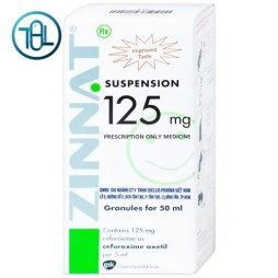 Cốm pha Zinnat Suspension 125mg