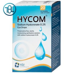 Dung dịch nhỏ mắt Hycom Natri Hyaluronate 0.2%