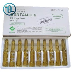 Dung dịch tiêm Gentamicin 80mg/2ml Vidipha