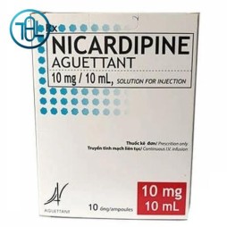 Dung dịch tiêm Nicardipine Aguettant 10mg/10ml