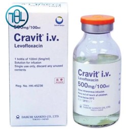 Dung dịch tiêm truyền Cravit 500mg