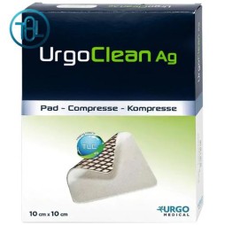 Gạc kháng khuẩn chống dính UrgoClean Ag size 10cm x 10cm