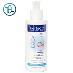 Gel tắm gội 3 trong 1 cho trẻ từ 1 ngày tuổi Perfecta Baby