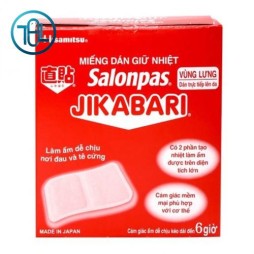 Miếng dán giữ nhiệt Salonpas Jikabari