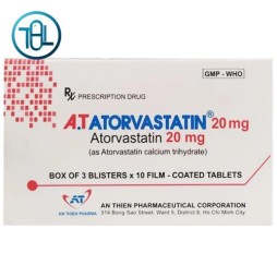 Thuốc A.T Atorvastatin 20mg