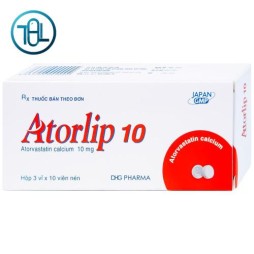 Thuốc Atorlip 10mg