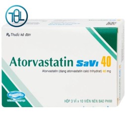 Thuốc Atorvastatin 40mg Savi