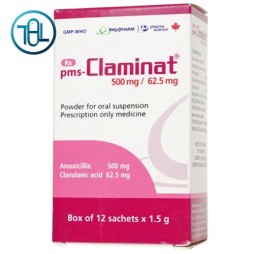 Thuốc bột pha Claminat IMP 500mg/62.5mg