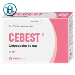 Thuốc Cebest Cefpodoxim 50mg