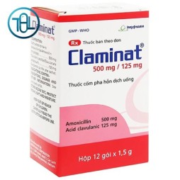 Thuốc Claminat 500mg/125mg Imexpharm