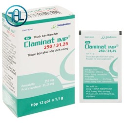 Thuốc Claminat IMP 250/31.25 Imexpharm