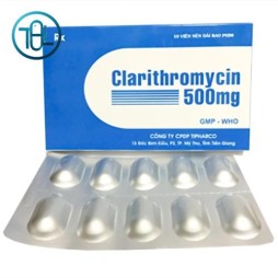 Thuốc Clarithromycin 500mg Tipharco