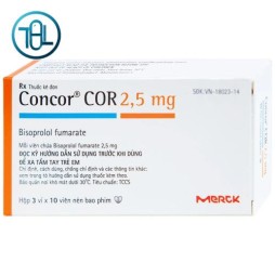 Thuốc Concor Cor 2.5mg