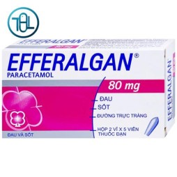 Thuốc đạn Efferalgan 80mg