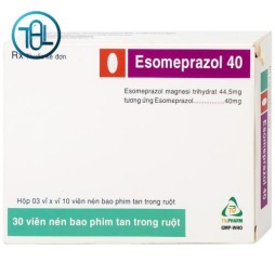 Thuốc Esomeprazol 40 TV Pharm