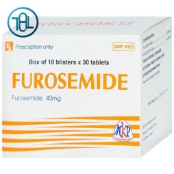 Thuốc Furosemide 40 mg Mekophar