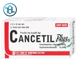 Thuốc hạ huyết áp Cancetil Plus