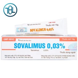 Thuốc mỡ Sovalimus 0.03%