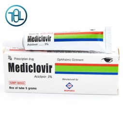 Thuốc mỡ tra mắt Mediclovir 3%