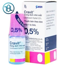 Thuốc nhỏ mắt Cravit 0.5%