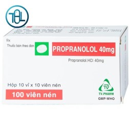 Thuốc Propranolol 40mg