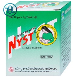 Thuốc rơ miệng Nyst 25.000IU