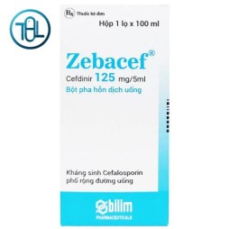 Thuốc Zebacef 125mg/5ml