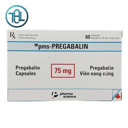 Viên nang cứng pms-Pregabalin 75mg