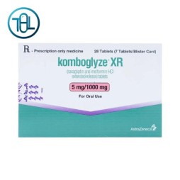 Viên nén Komboglyze XR 5mg/1000mg