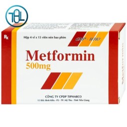 Viên nén Metformin 500mg Tipharco