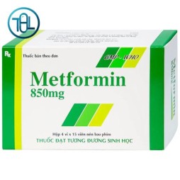 Viên nén Metformin 850mg Tipharco