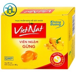 Viên ngậm gừng không đường