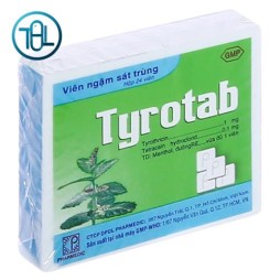 Viên ngậm sát trùng Tyrotab