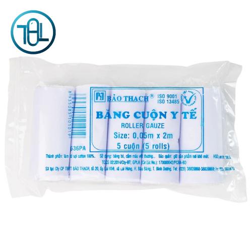 Băng cuộn y tế (0.05m x 2m - 5 cuộn)