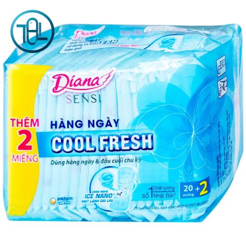 Băng vệ sinh hàng ngày Diana Sensi Cool Fresh