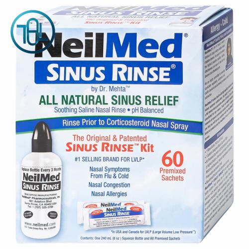 Bộ dụng cụ rửa mũi Sinus Rinse 60 gói