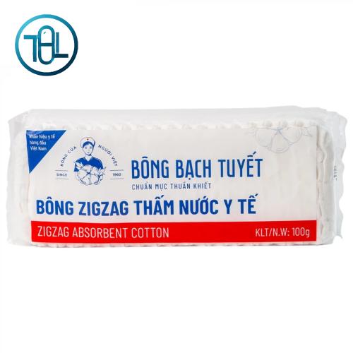 Bông Zigzag y tế thấm nước