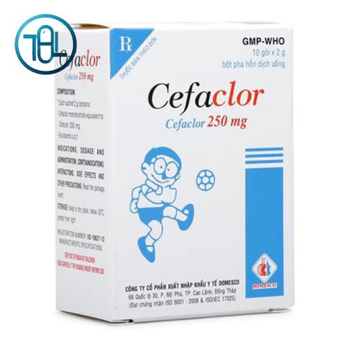 Bột pha hỗn dịch uống Cefaclor 250mg