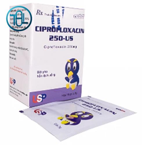 Bột pha hỗn dịch uống Ciprofloxacin