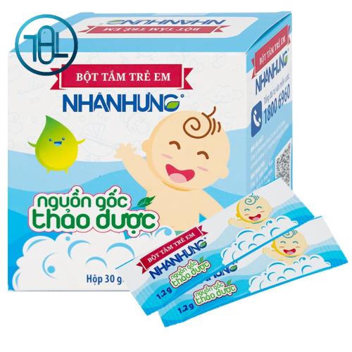 Bột pha nước tắm trẻ em Nhân Hưng