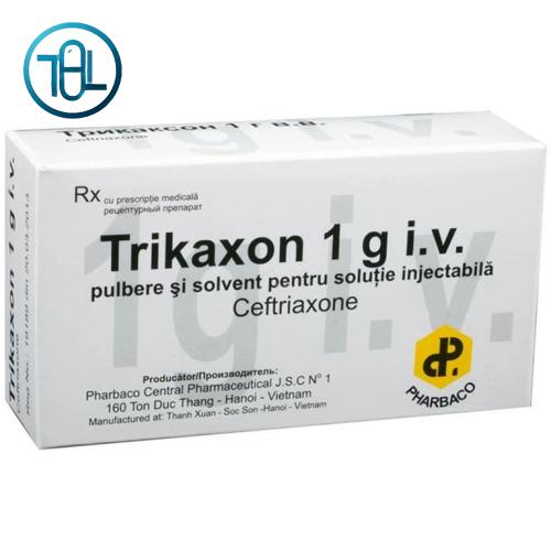 Bột pha tiêm Trikaxon 1 g i.v. Ceftriaxone