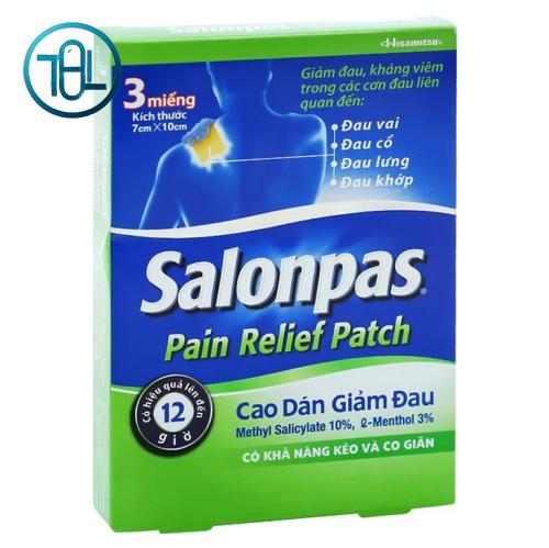 Cao dán giảm đau Salonpas (3 miếng)