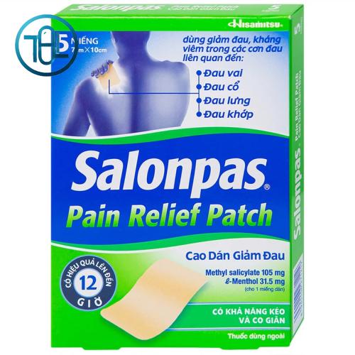 Cao dán giảm đau Salonpas (5 miếng)