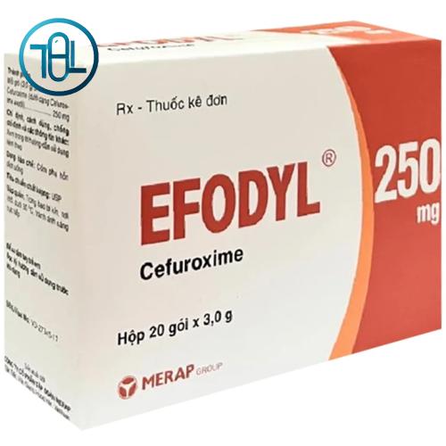 Cốm pha hỗn dịch uống Efodyl Cefuroxim 250mg