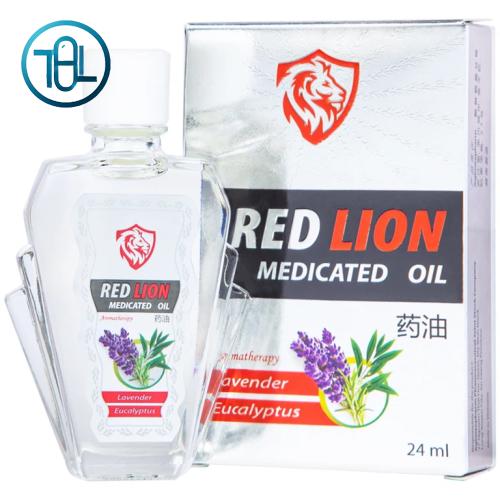 Dầu gió lăn Red Lion Medicated Oil White