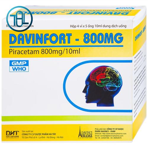 Dung dịch Davinfort 800mg/10ml