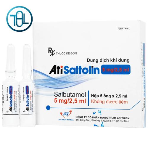 Dung dịch khí dung AtiSaltolin 5mg/2,5ml